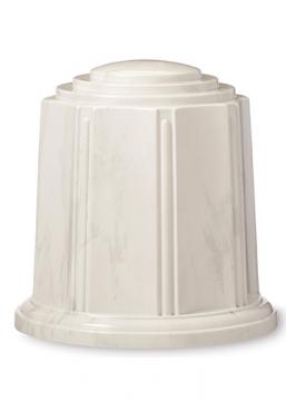 Regal White Silver Urn